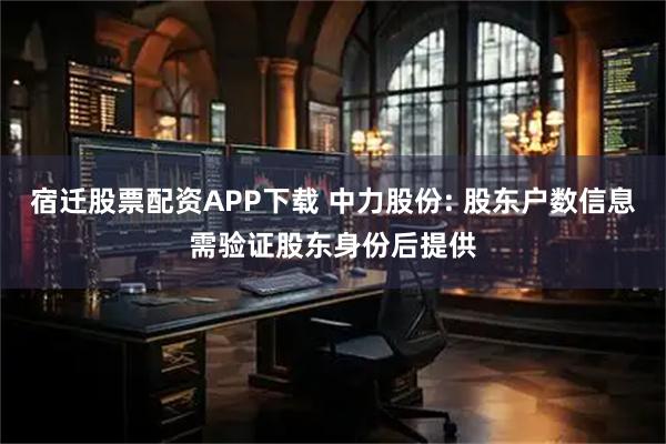 宿迁股票配资APP下载 中力股份: 股东户数信息需验证股东身份后提供